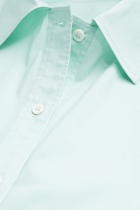 LONG-SLEEVED TURNED-UP SHIRT GREEN 7