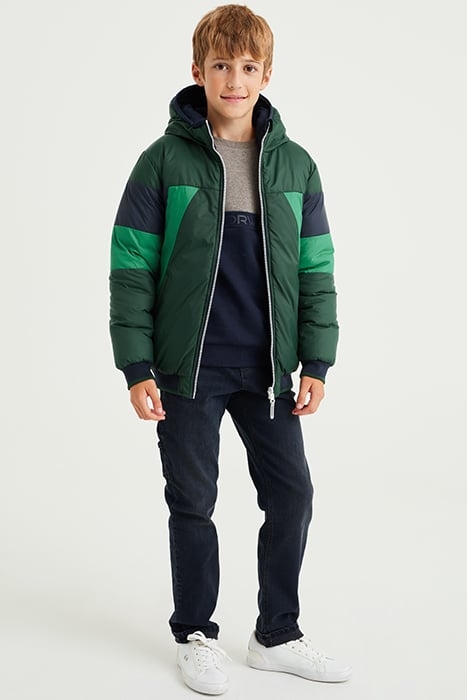 JACKET REVERSIBLE BOMBER DARK GREEN 2