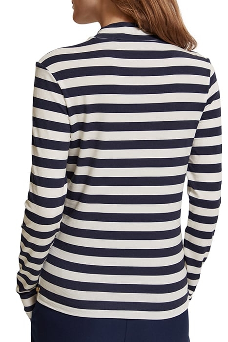 ALL OVER PRINTED LONG SLEEVED T-SHIRT BRETON STRIPE 2