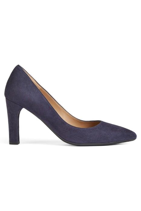 TESS BLOCK HEEL PUMP NAVY 1