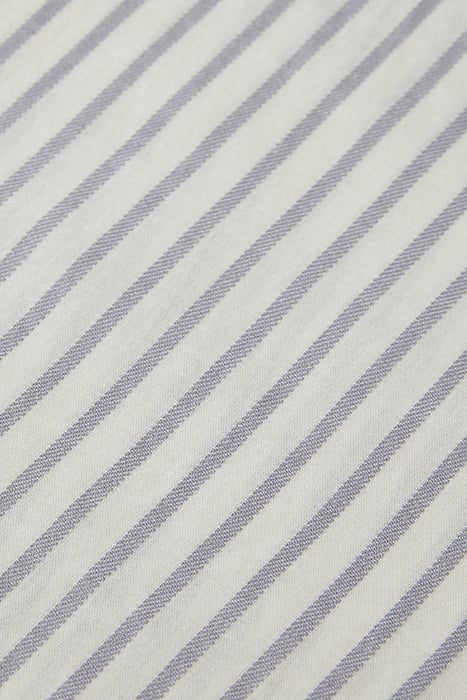 OVERSIZED FIT SHIRT WITH STRIPES DUSTY BLUE ROPE STRIPE 3