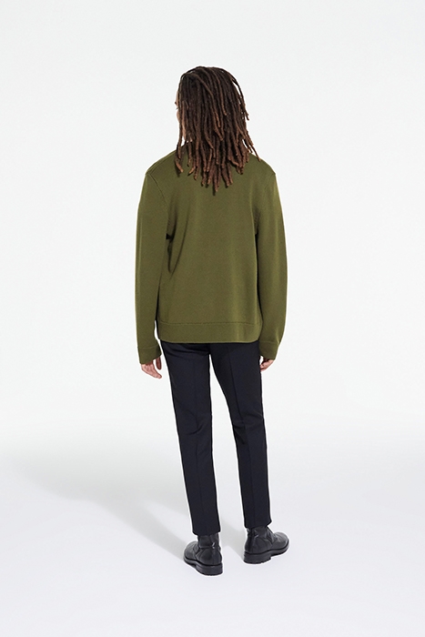 CARDIGAN WITH POINT DETAILS KAKI 4