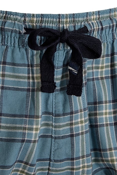 HUGO PYJAMAS PANTS CHECK LAKE BLUE 2