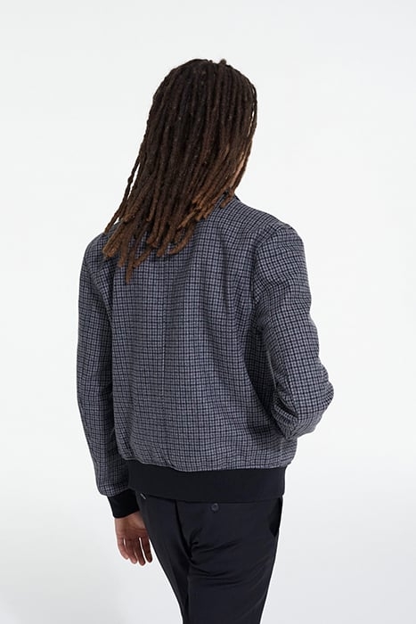 ZIPE JACKET WITH BACK POCKETS GREY BLACK 2