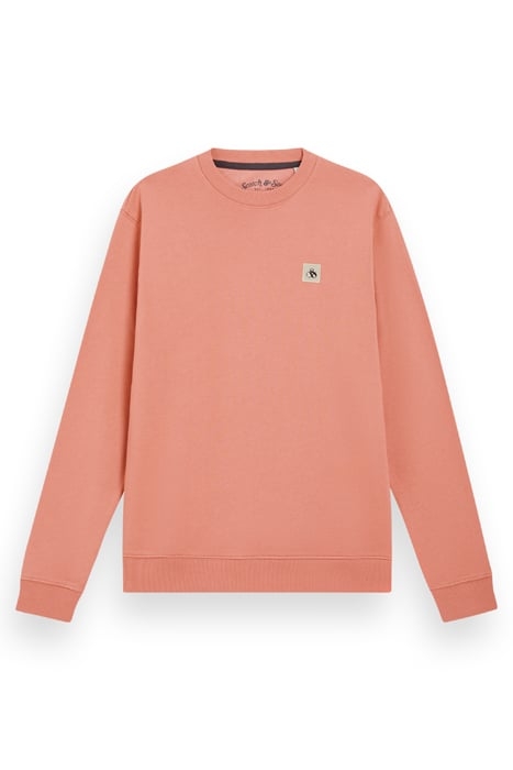 ESSENTIAL LOGO BADGE SWEATSHIRT WEATHERED PINK 1