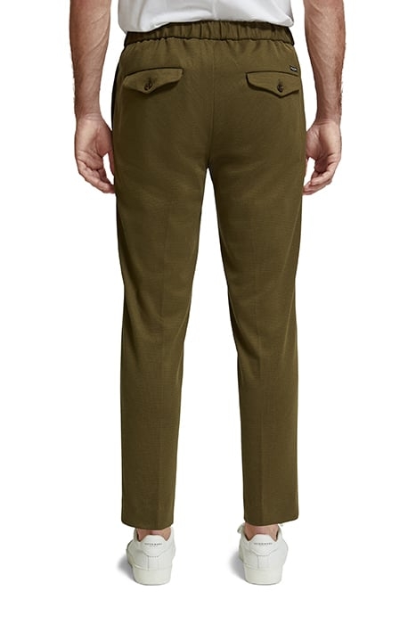 FINCH - REGULAR TAPERED-FIT YARN-DYED KNITTED JOGGER ALGAE 2