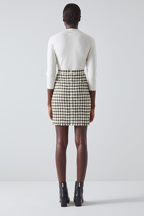 SK KEELER GINGHAM BLACK/CREAM 2