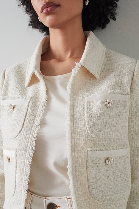 JK ADA METALLIC TWEED AND CREAM 6