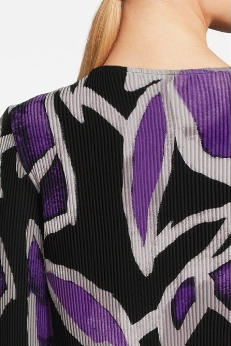 COMMA BLOUSES GREY/BLACK 4