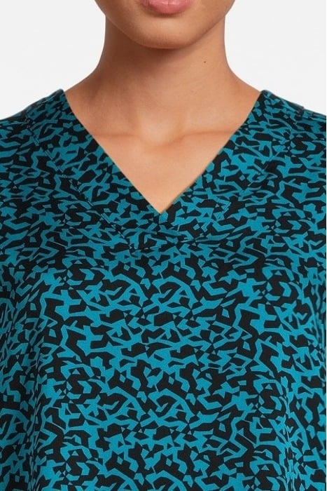 COMMA BLOUSES BLUE GREEN 4