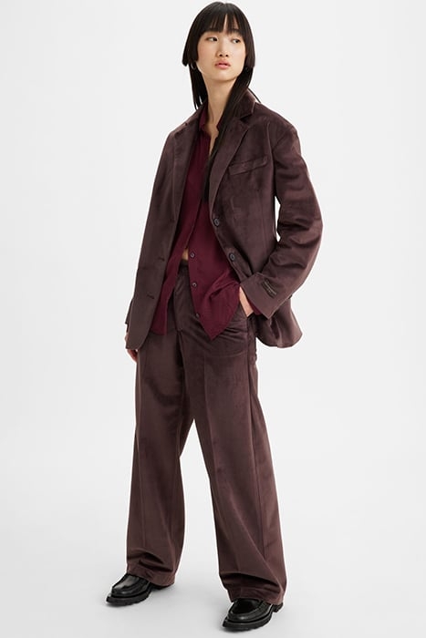 BAGGY WIDE-LEG & FLARED JEANS PANT BROWN 5