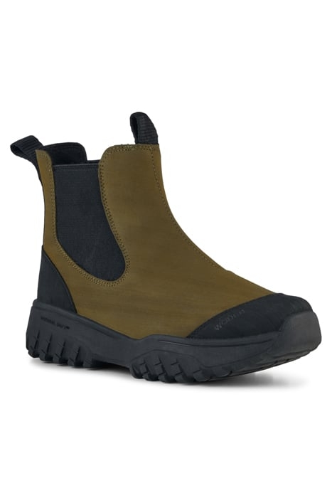 MAGDA RUBBER TRACK BOOT DARK OLIVE/BLACK 2
