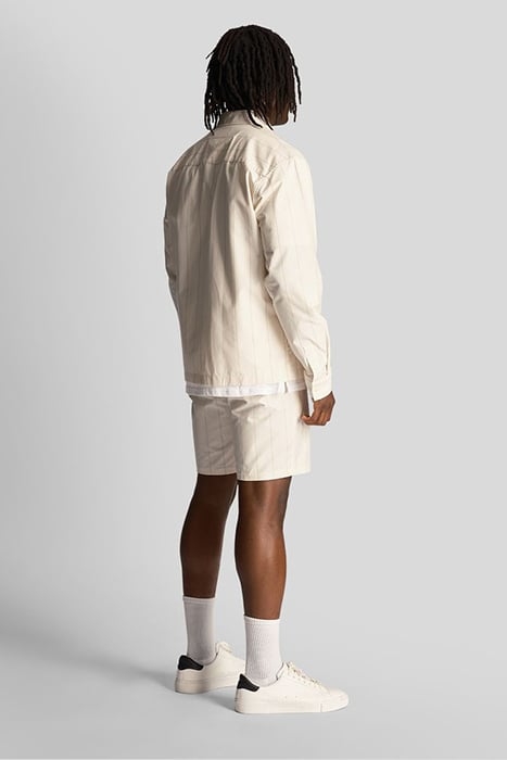 PINSTRIPE SHORT CHALK 2