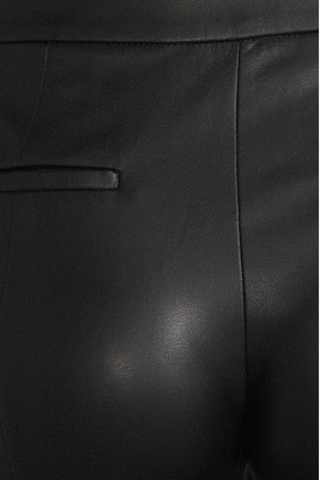 NEW SALLY PANT JET BLACK LEATHER 5