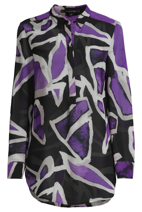 COMMA BLOUSES GREY/BLACK 3