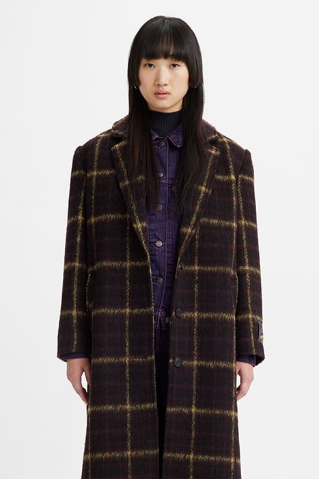 OFF SINGLE BREASTED COAT MULTICOLOUR 4