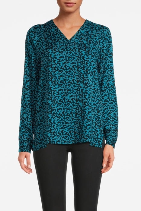 COMMA BLOUSES BLUE GREEN 1