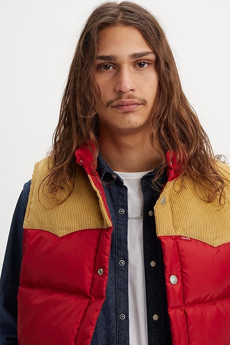 WESTERN BODYWARMER RED 6