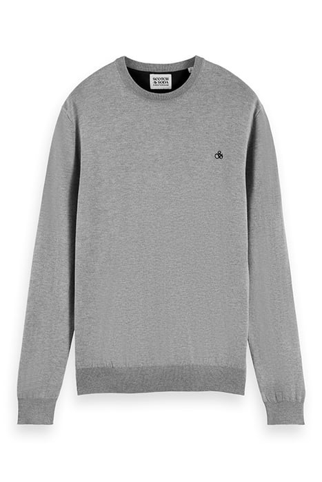 ESSENTIALS - CLASSIC CREWNECK GREY MELANGE 1
