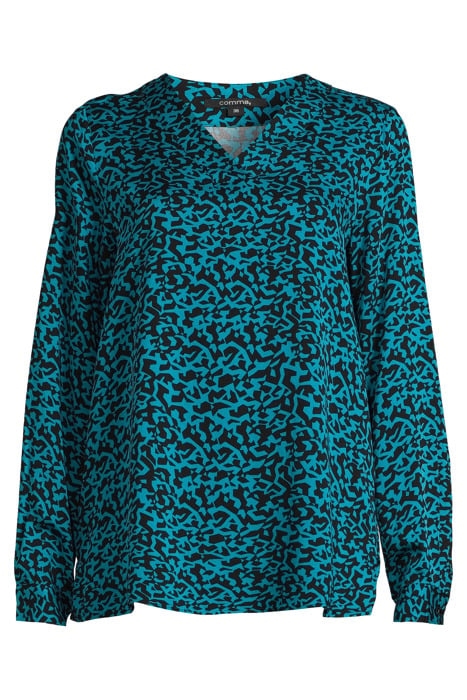 COMMA BLOUSES BLUE GREEN 3