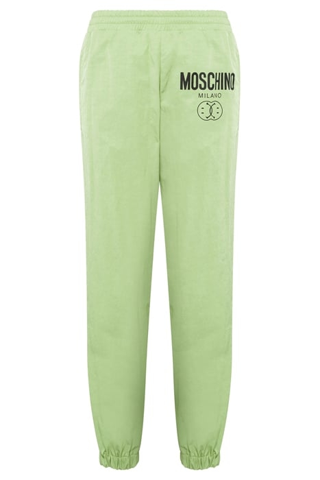 DOUBLE SMILEY® LOGO TECHNICAL NYLON JOGGERS GREEN 3