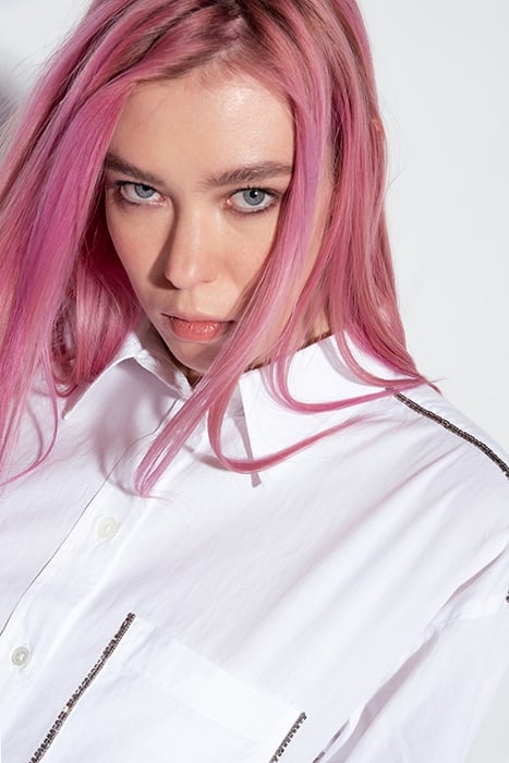 CANDIDA CAMICIA POPELINE RICAMATO RADIANT WHITE 5