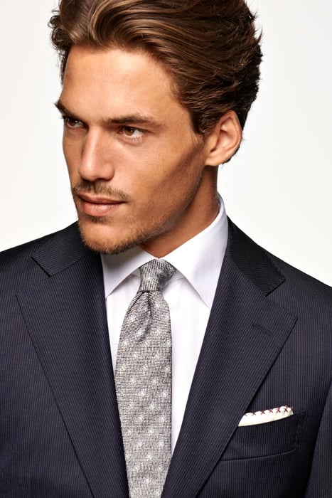 NAVY STRIPED LAZIO SUIT 4