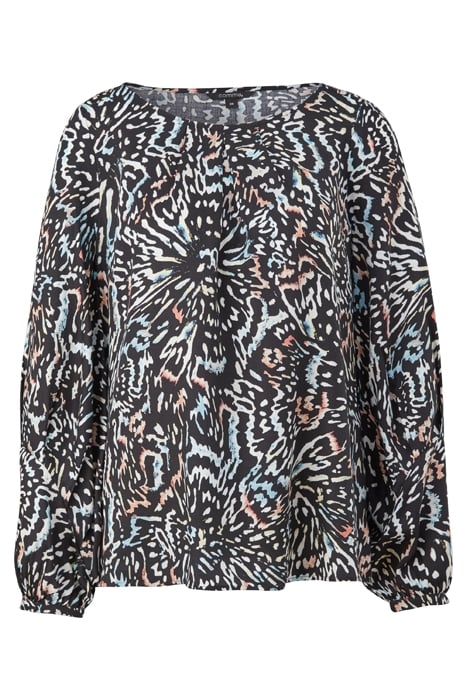 COMMA BLOUSES GREY/BLACK 4