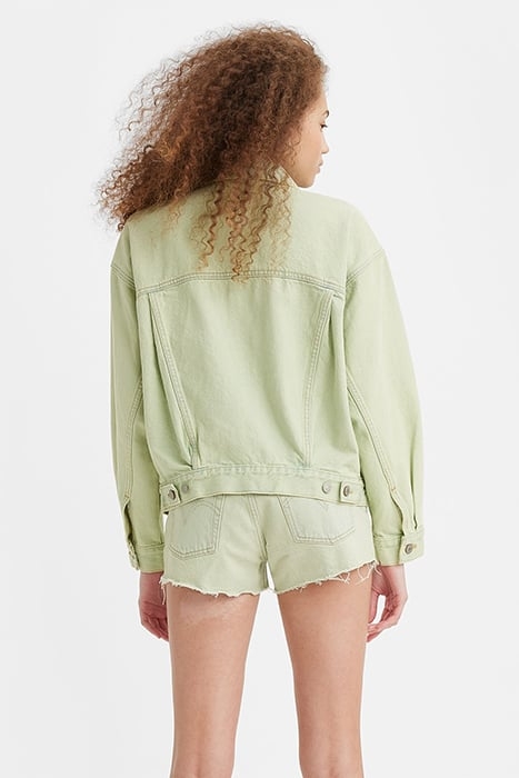 90S DENIM JACKET GREEN 2