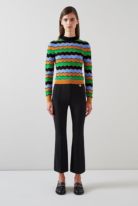 ELINA ZIG KNITTED SWEATER MULTICOLOR 2