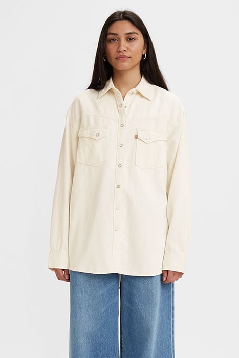 DORSEY BUTTON-DOWN SHIRT BEIGE 1