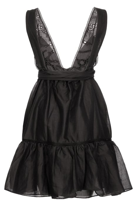 ALLBORG ABITO MUSSOLA RICAMO BLACK 3