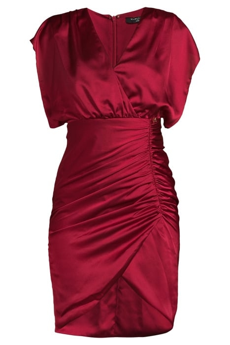 JUNA DRESS DEEP SCARLET 3
