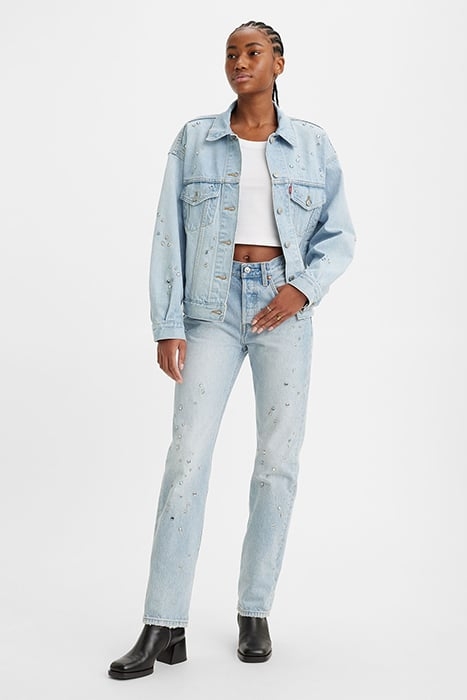501 STRAIGHT JEANS BLUE 1