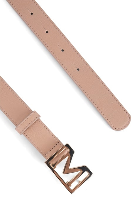 MANUELA LEATHER BELT NUDE SAND MULTI 2