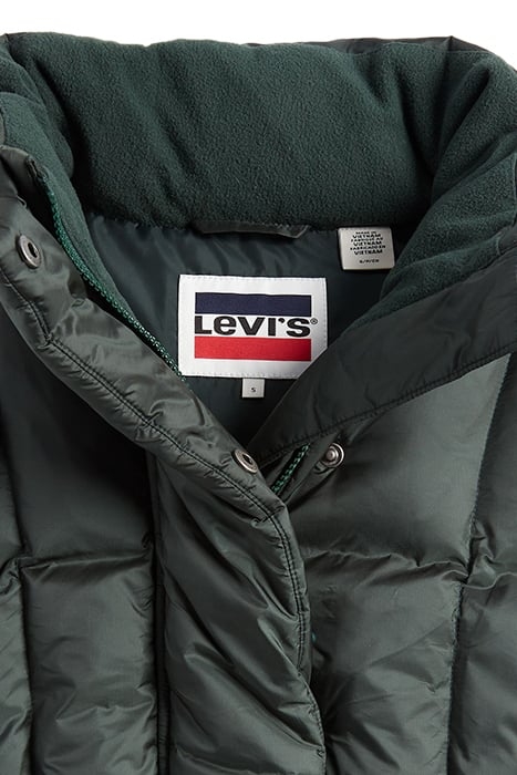 PILLOW PUFFER GILET IN GREEN 7