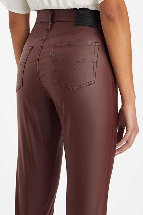 724 LEATHER PANT BROWN 7