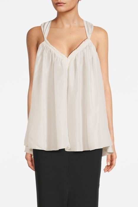 SILK HABOTAY TOP AVORIO 1