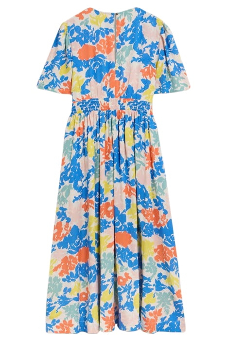 LUCY ECO VERO MINI DRESS IVORY PRINTED 2