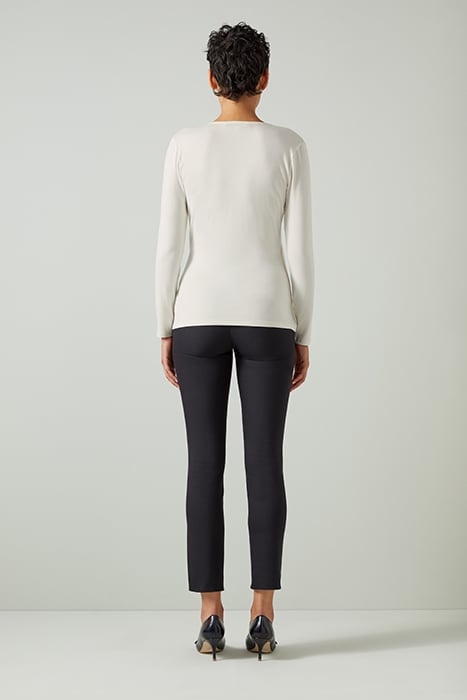EAMES - LONG-SLEEVED TOP IVORY 3