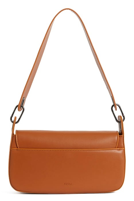 FLAP BAGUETTE BAG BROWN 2