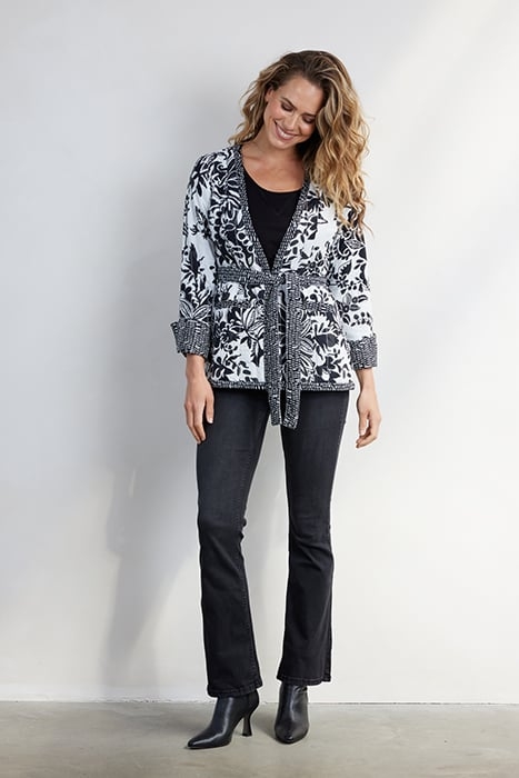 REVERSIBLE BLAZER CENTREPIECE BLACK WITH OFFWHITE CENTREPIEC 2