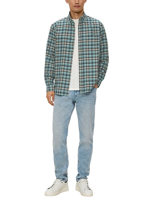 S.OLIVER SHIRTS BLUE GREEN CHECK 3