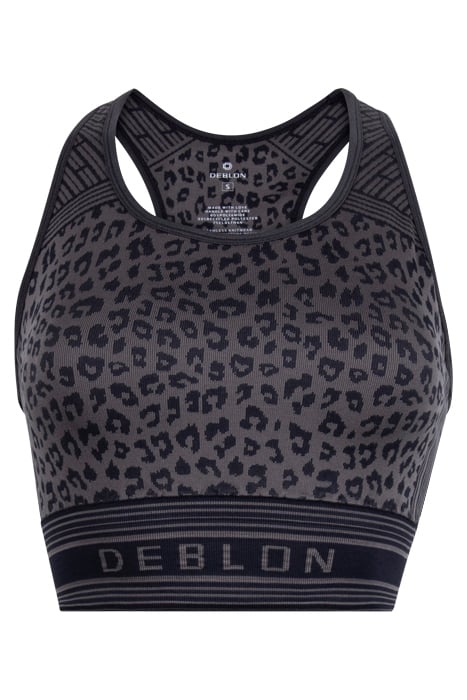 JOY SEAMLESS TOP BLACK/GREY 1