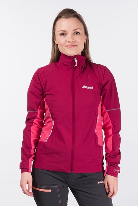 SLINGSBY LT SOFTSHELL W JKT BEET RED / RASPBERRY / SILVER GR 1