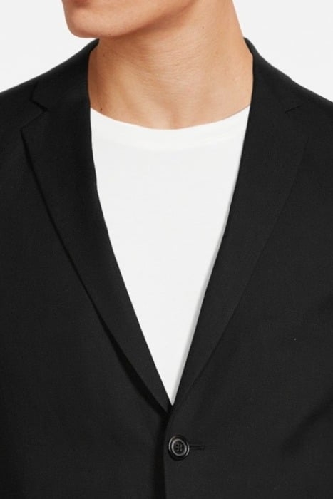 M. RICK LINEN BLAZER BLACK 4