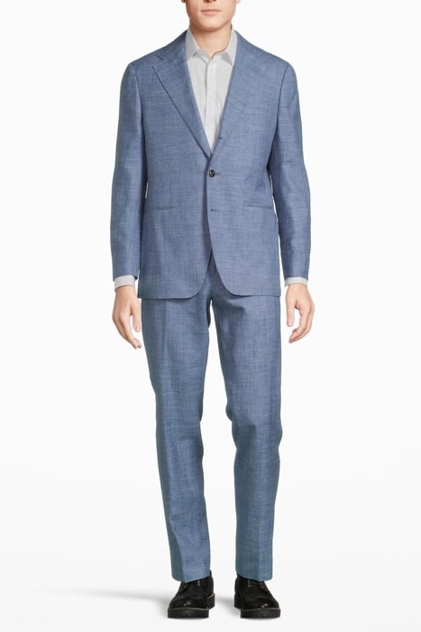 LIGHT BLUE TAILORED FIT HAVANA SUIT 1