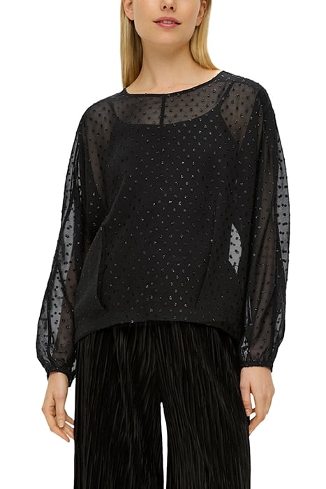 S.OLIVER BLOUSES BLACK 1