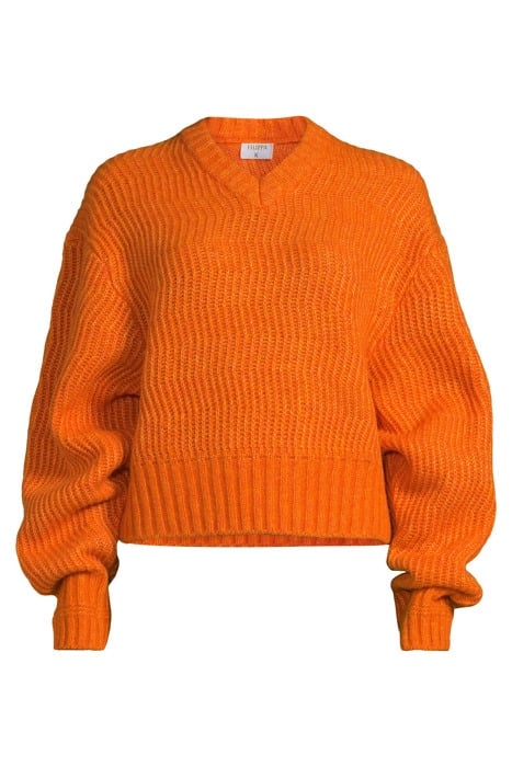 STRUCTURE SWEATER TANGERINE 3