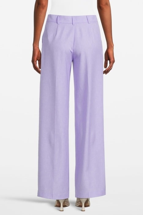 ACONITO PANTALONE TWILL MELANGE KASHMIR PURPLE 2